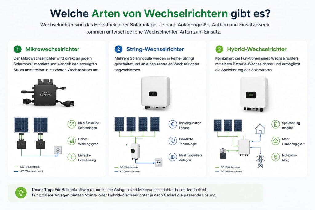 Balkonkraftwerk Wechselrichter wird an einem Balkongeländer montiert, während die Kabel für die Solaranlage angeschlossen werden.
