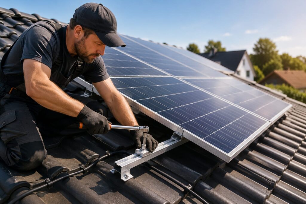  Typische Fehler bei der Balkonkraftwerk Dachmontage vermeiden – sichere Befestigung der Solarmodule
